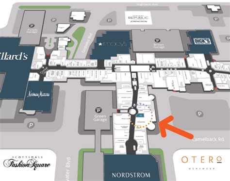 fashion square mall store layout